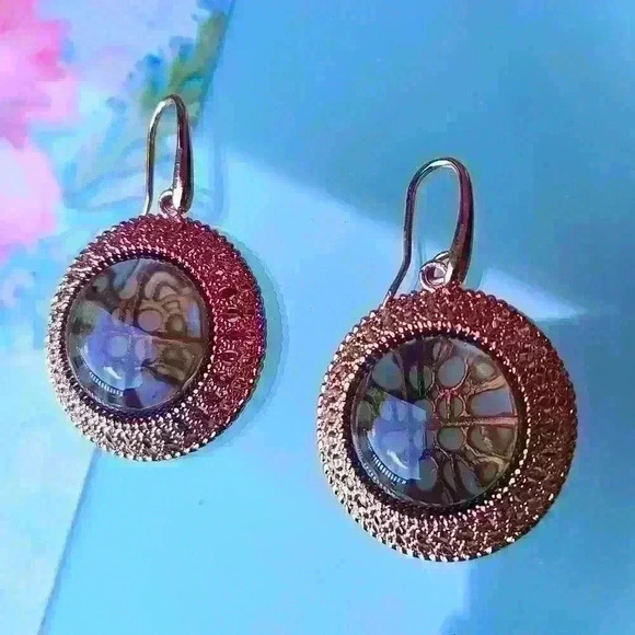 Milor Italy bronze milor Italy rose gold Tone  earrings - Picture 5 of 15